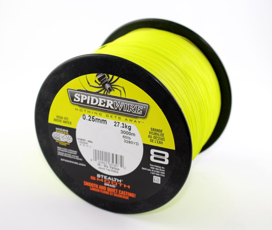 Spiderwire Stealth Smooth 8 Yellow 150m 0.05mm-0.23mm Tresse 