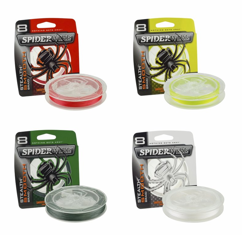 Details about    0,11 €/M Spiderwire Stealth Smooth 8 Red Braided Fishing Line in desired length show original title 