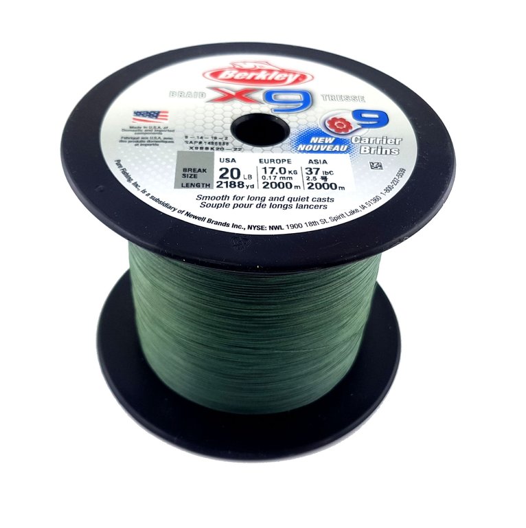 Berkley X9™ Braided Line Bulk Coil - Buy cheap Braided Lines