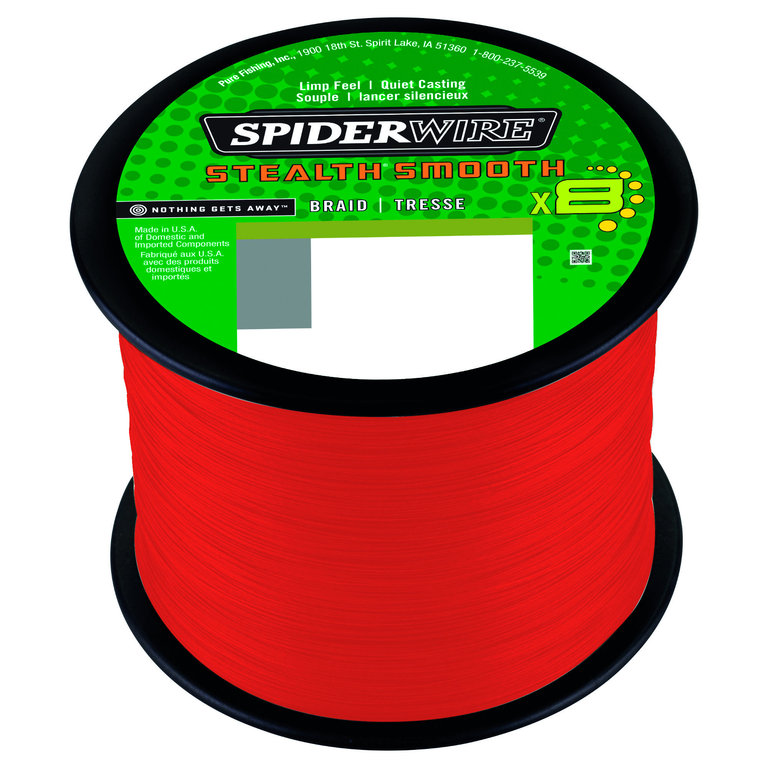 SPIDERWIRE Stealth Smooth 8 New 2020 - Bulk Spool 25m each - Top