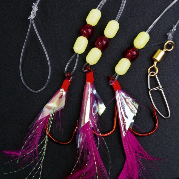 FLADEN Deep Sea Rig with red feathers