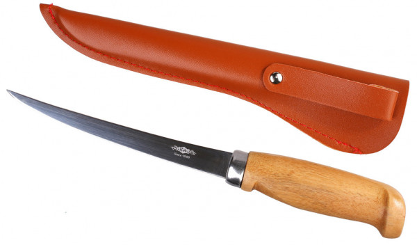 MIKADO Filetiermesser mit Holzgriff - Klinge 15cm