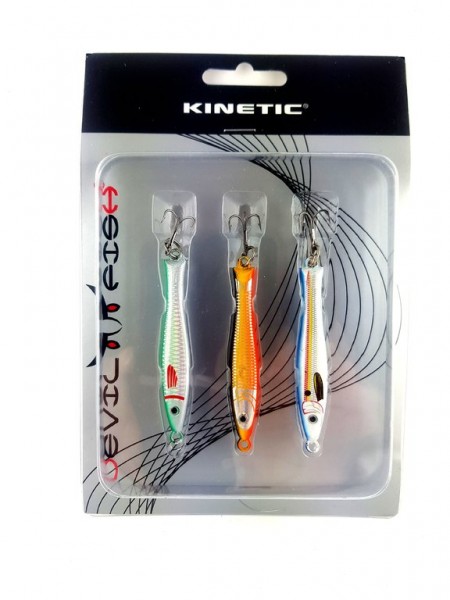 Kinetic Devil Fish 30g 3er Pilker-Set