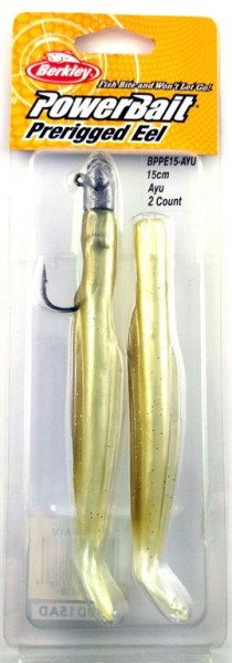 Berkley PowerBait Eels montiert