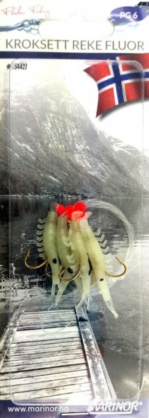 MARINOR KROKSETT REKE FLUOR - Shrimps Vorfach