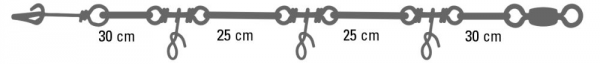 Mustad Fastach Rig Main Line