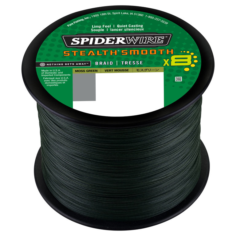 Stealth Smooth 8 Moss Green 150M 0,25 SPIDER 1422072