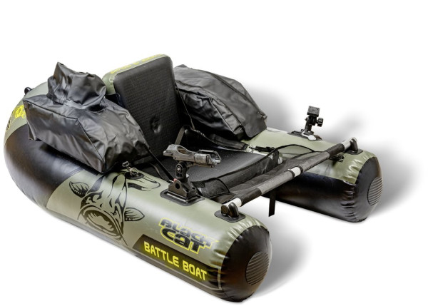 Black Cat Battle Boat + COBOLD Elektro-Motor 24lbs