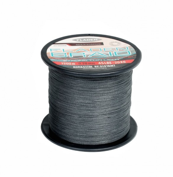 FLADEN Maxximus Braid grey 1200m