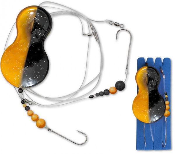 Zebco Flatty Teaser Inline Rig - Buttlöffel-Vorfach