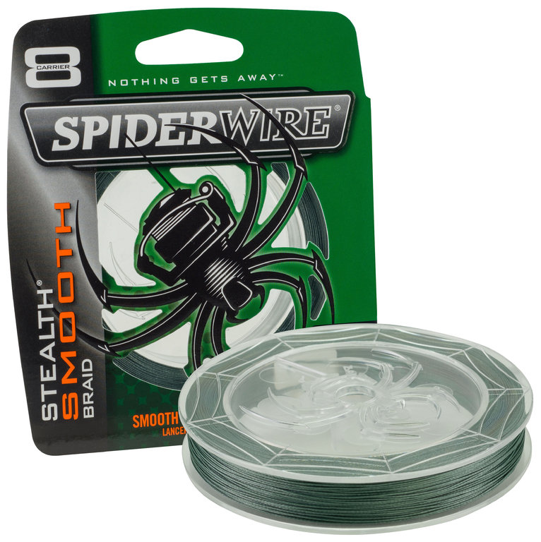 Spiderwire Stealth Smooth 8 Grün geflochtene Angelschnur Wunschlänge 0,11€/m