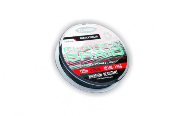 MAXXIMUS FLADEN BRAID 250m - braided Line Grey or Pink