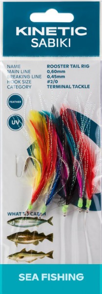 Kinetic Sabiki Rooster Tail Rig