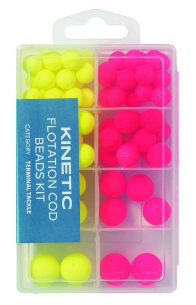 Kinetic Flotation Cod Beads Kit 72pcs