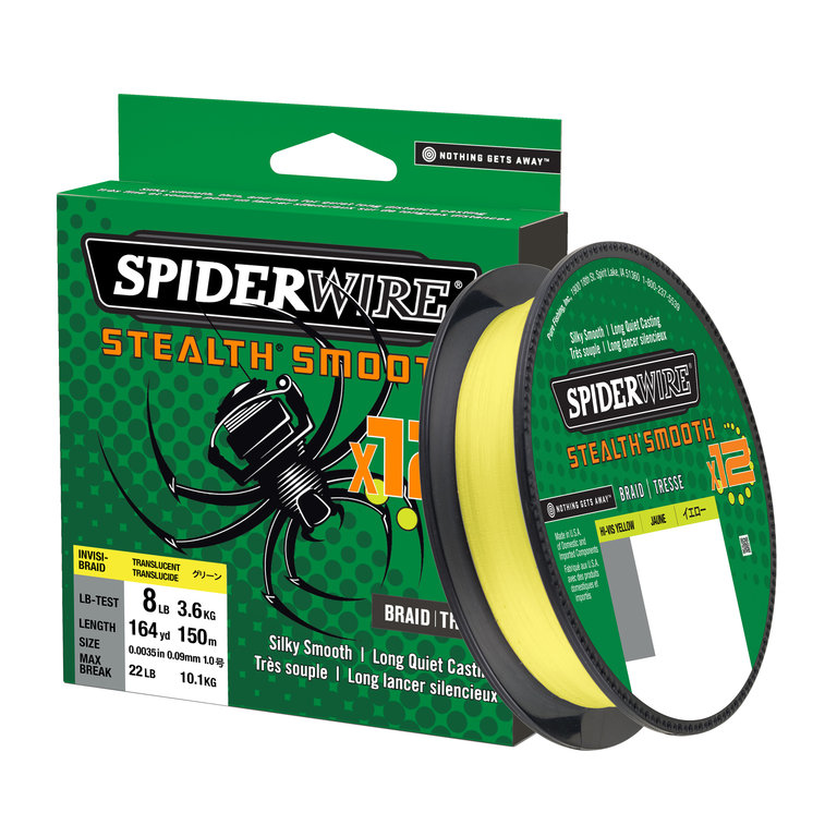 Spiderwire Stealth Smooth 12 Translucent Braid All Sizes Braided Fishing Line