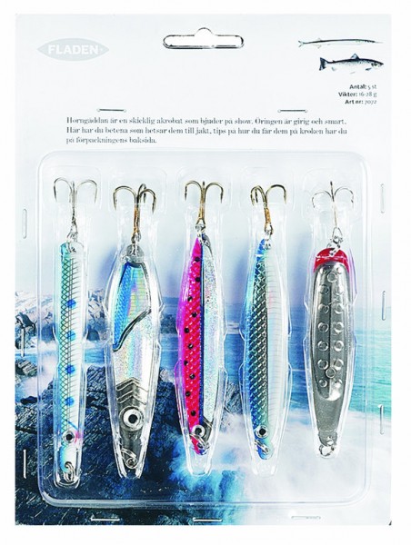 FLADEN COAST Garfish-Sea Trout Set - 5 piece - 16-28g