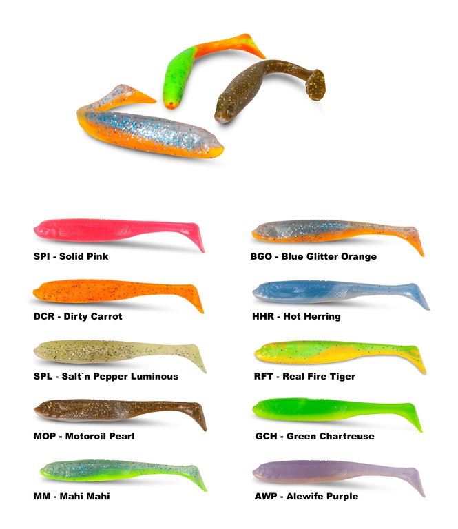 IRON CLAW MOBY - Slim Jim Non Toxic - Buy cheap Soft Lures!