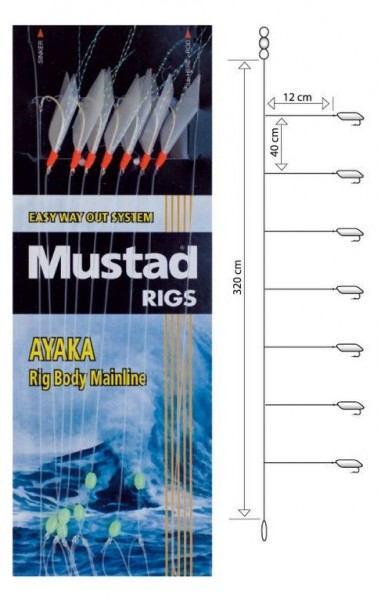 Mustad Heringsvorfach PISCATOR T80