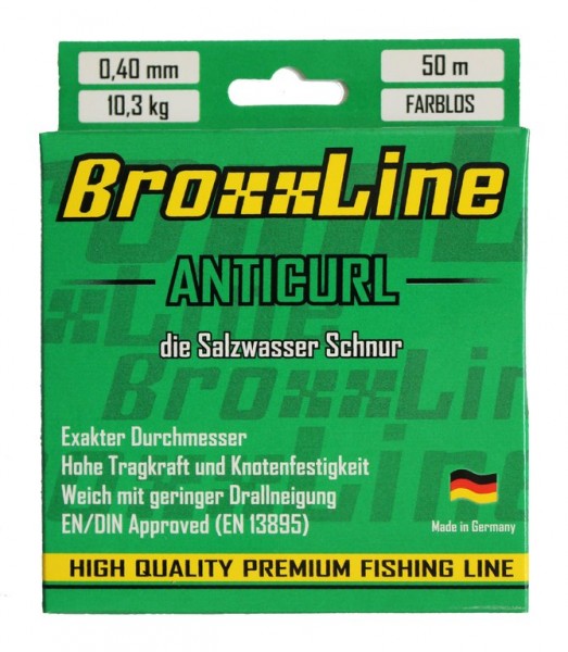 BroxxLine Anticurl - Salzwasser-Vorfachschnur