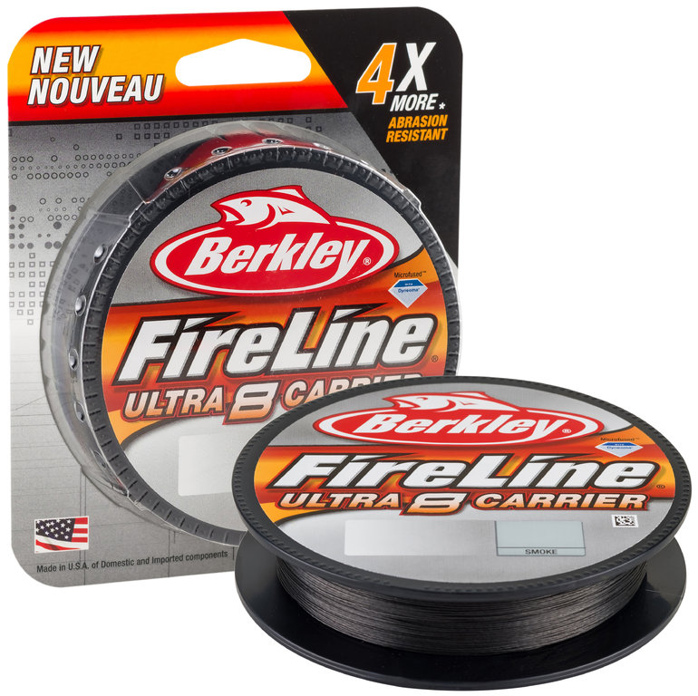 braided line BERKLEY Fireline 270m 0,17mm smoke geflochtene Angelschnur 