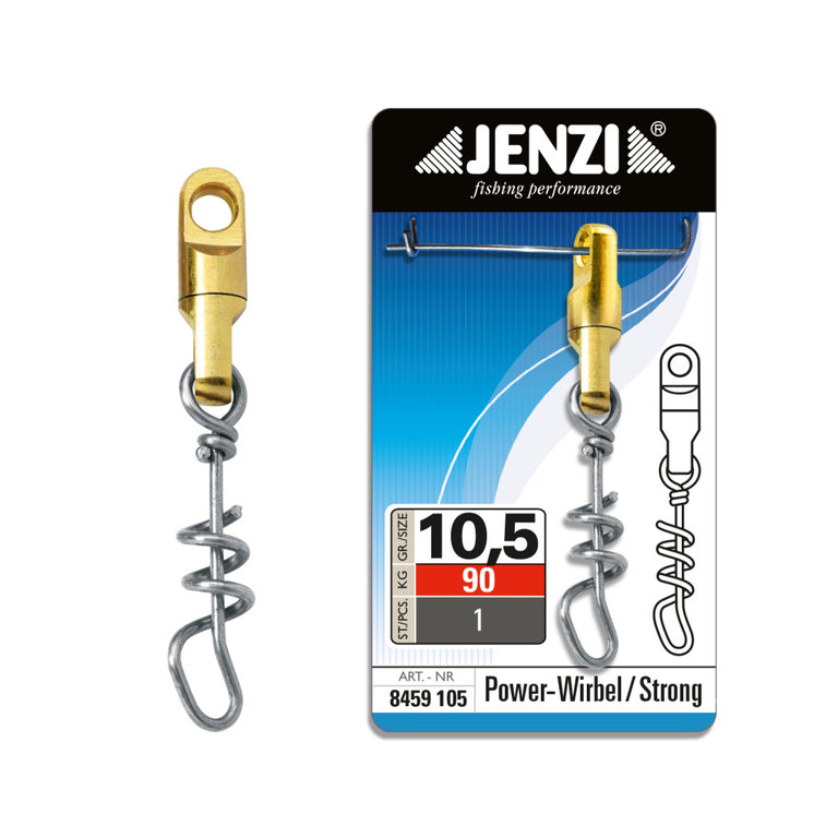Jenzi Power-Swivel `Strong` Brass - Buy cheap Swivels!