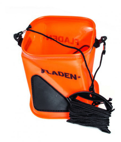 FLADEN folding bucket with leash