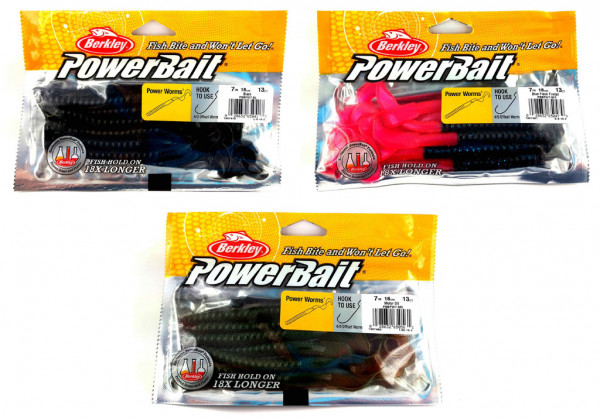 Berkley PowerBait Power Worms 18cm - Günstig bei pilker-discount