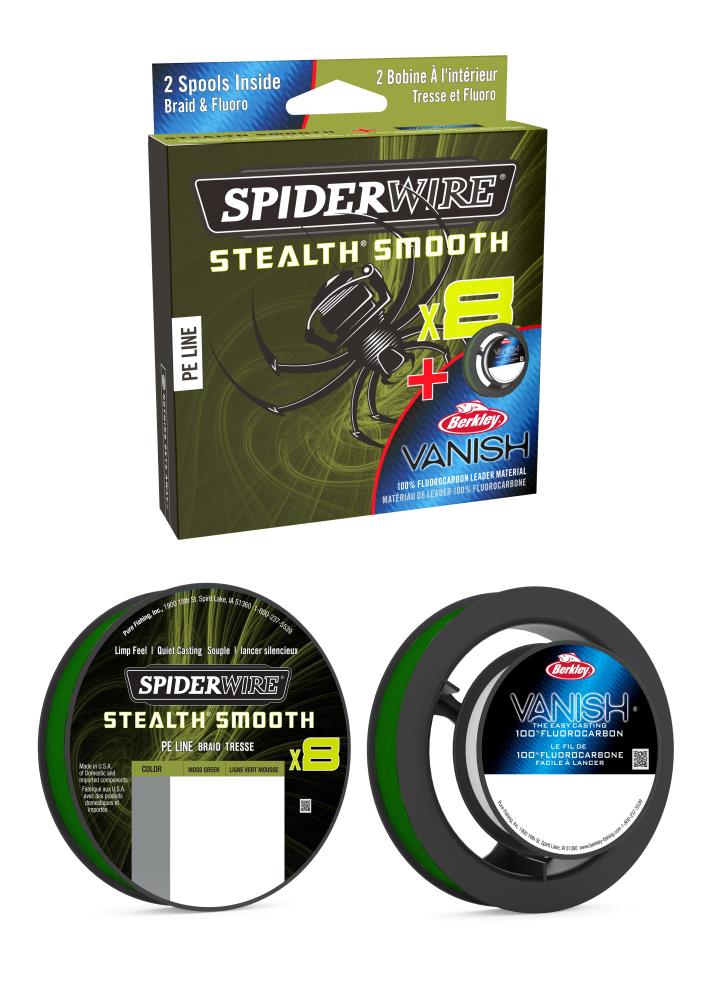 SPIDERWIRE Stealth Smooth 8x Braid and FC Duo Spool