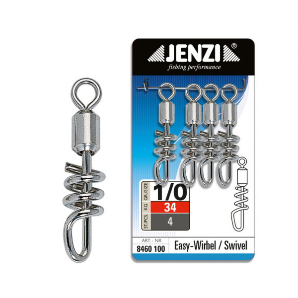 10 size 1/0 swivel with quick release clip 