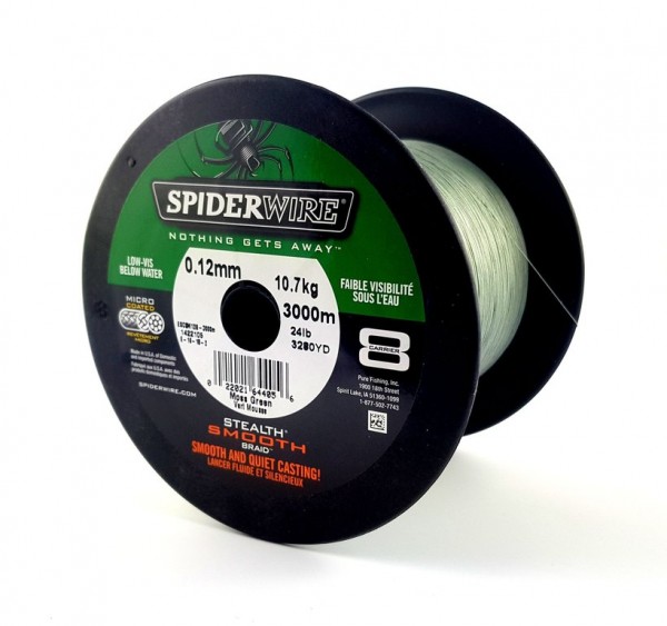 SPIDERWIRE Stealth Smooth 8 Moss Green - 8-fach Geflochtene