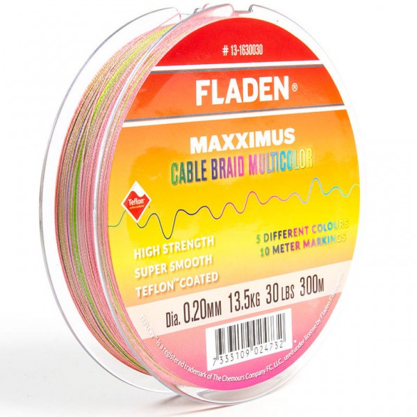 FLADEN Maxximus Cable Braid Multicolor - geflochtene Schnur