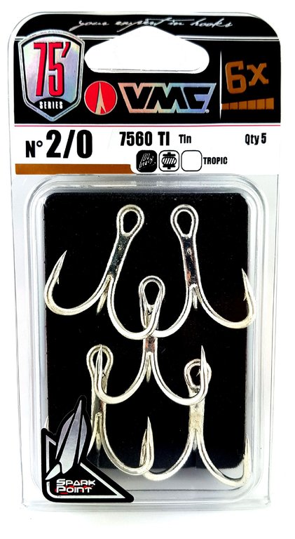 VMC 7560 Tropic Spark Point - Treble Hooks