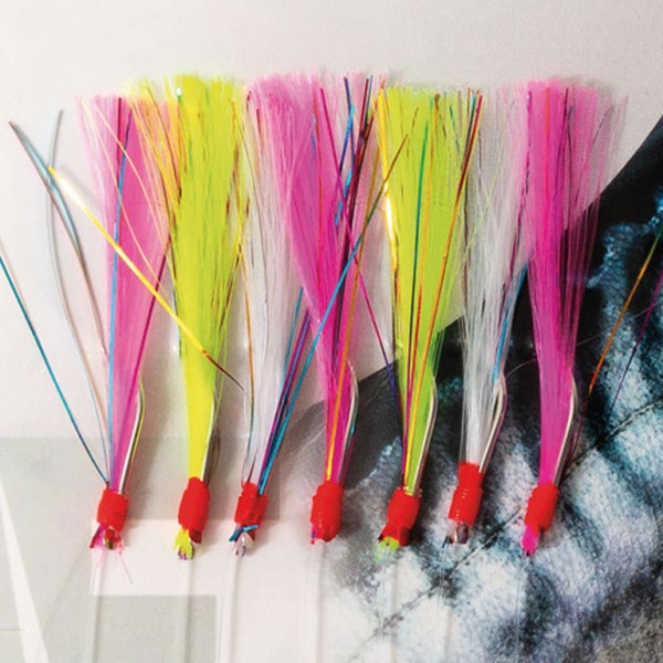 FLADEN Tinsel Multicolour Rig with 7 Hooks