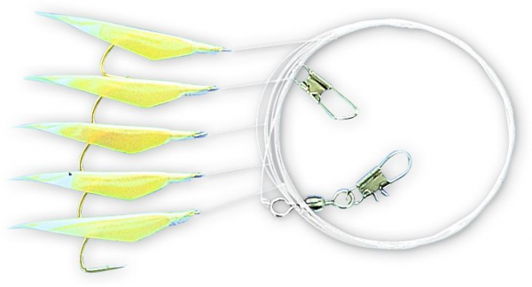 Zebco Heringsvorfach mit fluoreszierender Fischhaut