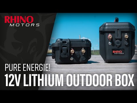 RHINO Lithium Outdoor Box 12V / 50Ah - AKKU-Box für Bootsmotoren