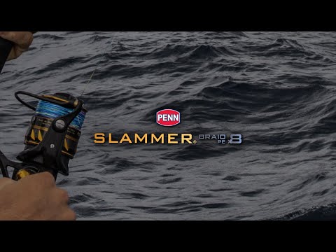 PENN SLAMMER BRAID PE x8 - Multicolor PE1.5 - 0,19mm - 150m