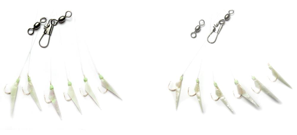 FLADEN Sea Rig Herring Circle Hooks – Herring Rig with Fish Skin
