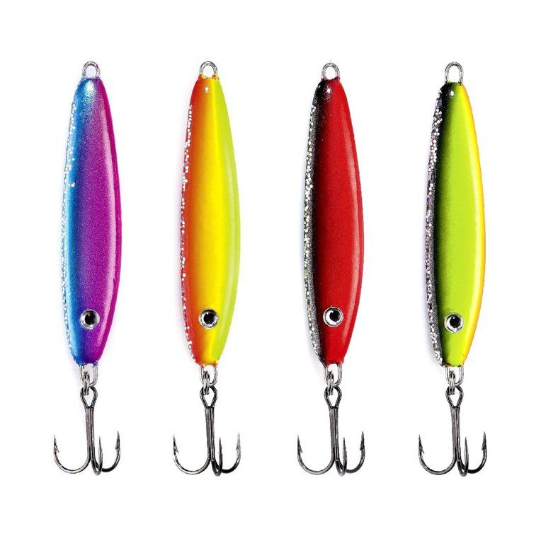 DEGA Norwegian Pilker Banana Luminosa 100g-300g | Pesca A Strascico Per Merluzzo E Pesci Di Mare